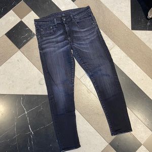R13 black denim jeans size 28